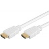 PremiumCord HDMI High Speed ??+ Ethernet kábel, biely, pozlátené konektory, 15m kphdme15w