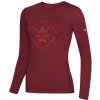 Dámske tričko Zulu Merino Buddha 160 Long Veľkosť: S / Farba: vínová