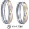 Steel Wedding Snubné prstene chirurgická ocel SSPL008 veľkosť: 68
