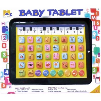 Mac Toys Baby Tablet černý rámeček