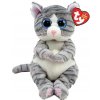 TY Beanie Baby Cuddly Toy Cat Mitzi 15 cm