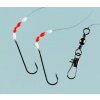 Fladen Deadbait rig 2 hákový 2 0.40mm line s guličkami