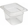 Nádoba Camwear GN 1/8 z polykarbonátu, Cambro, 1 l, H 100 mm, 1L, Priehľadná, 161x132x(H)100mm