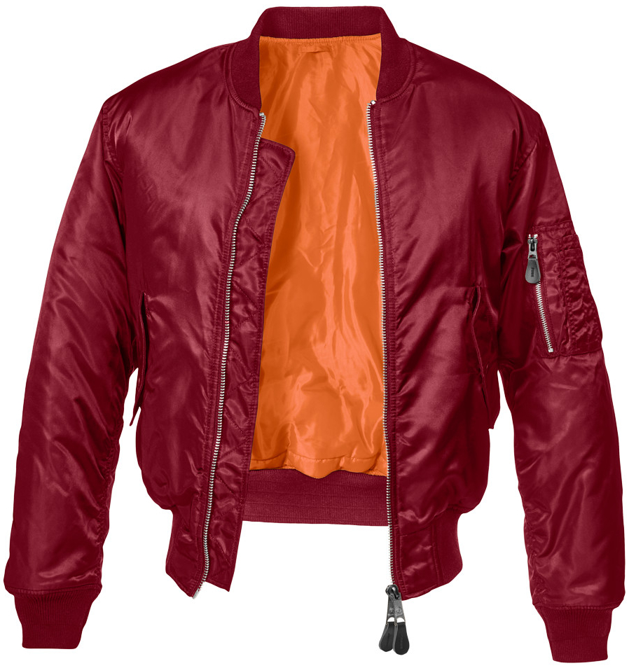 Brandit MA1 jacket Bordová