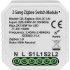 Smoot ZigBee Switch Module s nulákom dvojkanálový