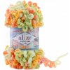 Alize Puffy Fine color 6313 Zeleno oranžová