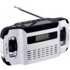 Solár+Dynamo+USB+DC multifunkčné Radio/LED PowerPlus Lynx BK (Multifunkčný prístroj, Energia: Solar/Dynamo/USB/DC, LED žiarovky: 3x LED, Zásobáreň energie: Ni-MH 2/3AAA 350 mAh/3,6V, Svietenie: max. 6