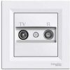 Schneider Electric Schneider ASFORA TV+R zásuvka koncová biela