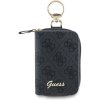 Kľúčenka Guess PU 4G Script Logo Black