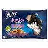 Felix Fantastic Junior s kuracietem a lososom v želé 4 x 85 g
