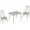 Detský stolík s dvoma stoličkami Ricokids RC-847 Bunny
