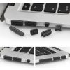 AppleKing 12v1 silikonové protiprachové záslepky portov pre MacBook Air 11