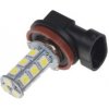 LED autožiarovka H8 / 12V - biela 16xSMD (1ks)