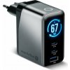 Sieťová nabíjačka everActive 67W | 1x USB | 2x USB-C | SC-670Q Pro