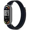 TECH-PROTECT Nylon Stripe Xiaomi Smart Band 8 / 9 / 10 / NFC Čierna/oranžová (5906302331468)