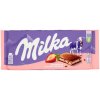Milka čokoláda jahoda a jogurt 100g