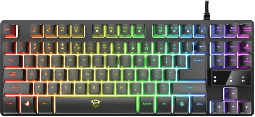 Trust GXT 833 Thado TKL Illuminated Gaming Keyboard 24292