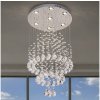 NEDES | LED krištáľové stropné svietidlo NAURU LED/24W/230V pr. 40 cm lesklý chróm + DO | N3010