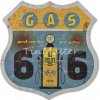 Ceduľa GAS 66 štít 30x30 cm Plechová tabuľa