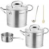 Pro-Line Sada nerezových hrncov s pokrievkou rajnica 3 ks
