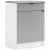 FAFOR Kuchynská skrinka spodná 60 cm - LAM D60 1D1SZ - Dvierka CINDY