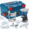Obrážacia fréza Bosch 18 V 30000 ot./min s odsávaním prachu, L-BOXX