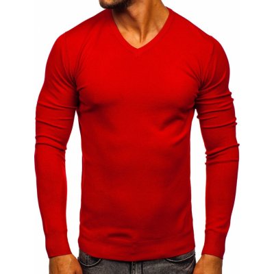 Bolf pánsky sveter s Včkom YY03 červený