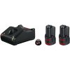 BOSCH Professional 2× akumulátor GBA 12 V, 3 Ah + nabíjačka GAL 12V-40 1.600. A01.9RD 3165140968232