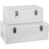 Atmosphera for Kids Kovové boxy biele 2 ks 28 x 47 x 19 cm