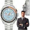 Pánske hodinky Bulova 98B432, strieborný náramok