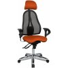 Kancelárska stolička TOPSTAR Sitness 45 oranžová (ST99U_L54)