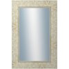 DANTIK - Zrkadlo v rámu, rozmer s rámom 40x60 cm z lišty PRAHA biela (2930)