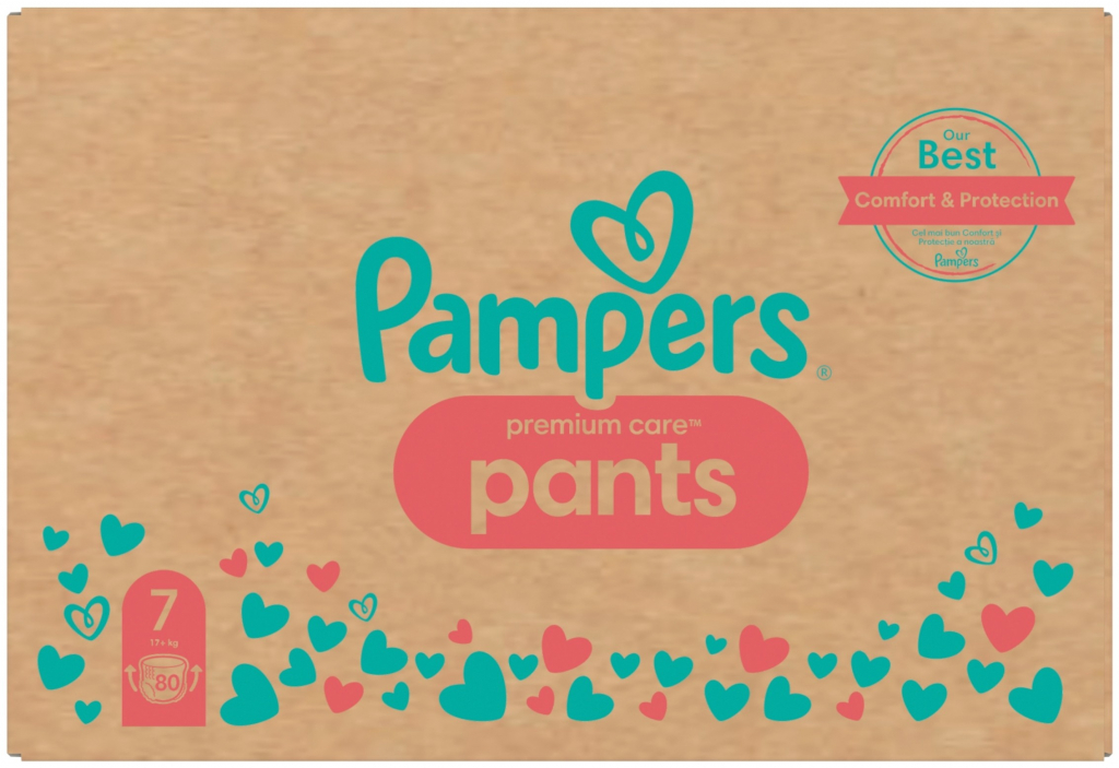 Pampers Premium care Pants 7 80 ks