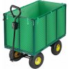 tectake 400705 záhradný prepravný vozík 544 kg - zelená