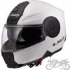 LS2 Helmets LS2 FF902 XXL Scope II Solid Biela Motocyklová prilba - bezpečná a pohodlná