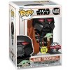 Funko POP TV: SW The Mandalorian S7 - Dark Trooper with/Child, FK58286