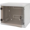 Triton 19' rozvaděč jednodílný 9U/500mm vylamovací otvor pro ventilátor RAL7035