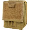 CONDOR OUTDOOR puzdro MOLLE na mapu COYOTE BROWN