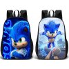 Kono Obojstranný študentský ruksak s potlačami Sonic vzor 1