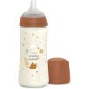 SUAVINEX | Dojčenská fľaša WONDERLAND 360ml FYZIOL PRŮTOK L - HNEDÁ