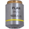 Rovinný achromatický objektív s korekciou na nekonečno Levenhuk MED 10x
