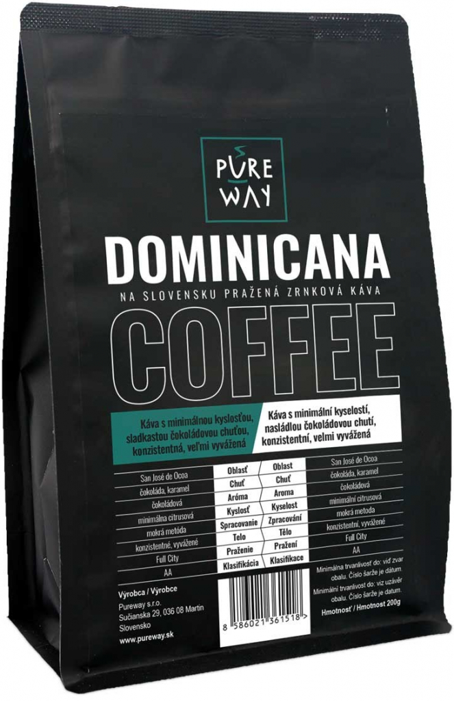 Pure way Dominicana odrodová 200 g