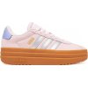 Dievčenská vychádzková obuv ADIDAS-VL Court Bold Jr clear pink/silver metallic/gold metallic Ružová 40 25/26