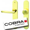 COBRA SVEVA PREKRYTKA Povrch: OLV - mosadz leštená lesklá, Rozteč: 92 mm, Prevedenie: PZ LI (kľučka ľavá/guľa)