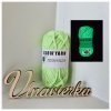 GLOW YARN priadza svietiaca v tme G005E neonová zelena šnur