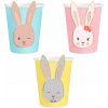 Party Veľkonočné party poháre zajacik mix farieb 6 ks