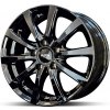 Alu disk Platin P69 ShinyBlack 7x17 4x108 ET32,1 čierny lesklý