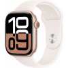 Apple Watch Series 10 GPS 46mm Rose Gold Aluminium Case with Light Blush Sport Band - M/L MWWU3QC-A