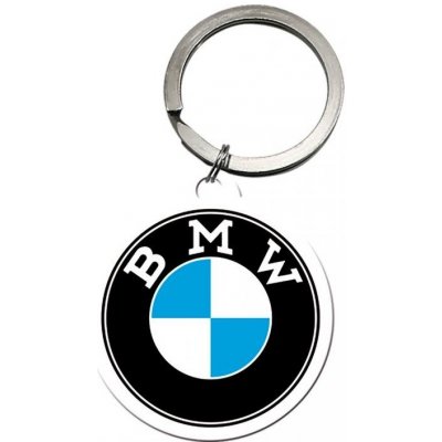 Prívesok na kľúče NOSTALGIC ART BMW LOGO silver