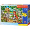 Puzzle Premium 70 dielikov - Červená čiapočka s vlkom